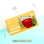 OH CHA - Chamomile Tea Bags, Dream | Natural Sleep Tea with Chamomile, Waterhyssop, Lemon balm, Lemongrass, Nutmeg | 100% Natural Green Tea bags | Relaxes the Mind | Chamomile Tea for Sleep | 20 Tea Bags - Image 2