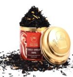 OH CHA - Chocolate Flavoured Tea with Vanilla | with Coconut nibs, Cocoa extracts, and Vanilla | 100% Whole Leaf Darjeeling Tea | Sweet cravings satisfied without calories, No Added Sugar | Brew Hot or Iced | 35g Tin Caddy