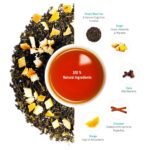 OH CHA - Cinnamon Tea with Orange Peels | Weight Loss Tea, 35gms | Blended with Natural Ingredients like Cinnamon, Ginger, Orange Peels and Clove | 100% Long Leaf Tea | Reduces Inflammation, Controls Blood Sugar, Improves Heart Health | Contains Natural Orange Peel powder for skin - Image 3