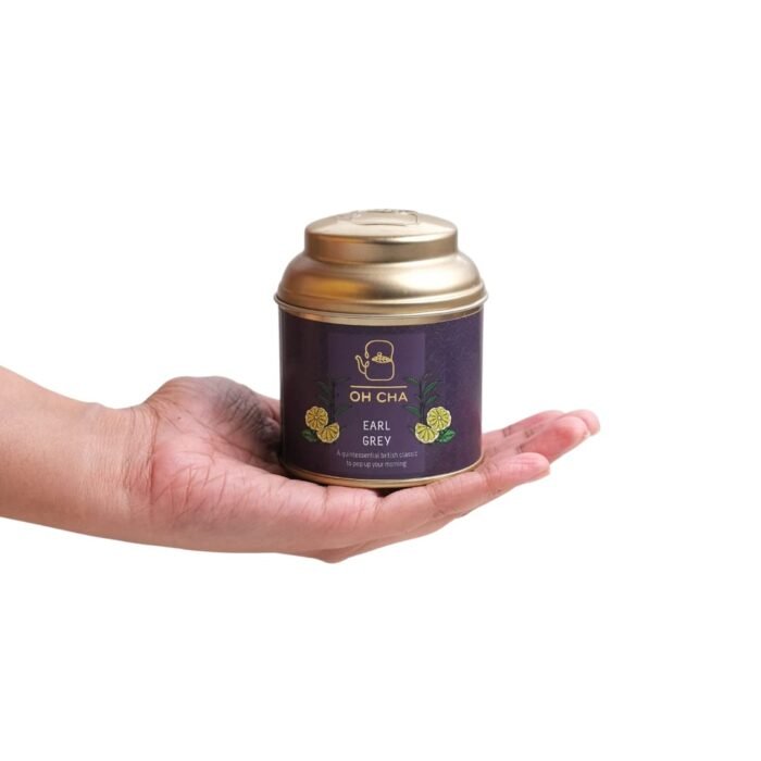 OH CHA - Earl Grey Tea | 35gms, Assam Tea Orthodox blended with 100% Natural Bergamot Extract & Blue Cornflower | Rich in Antioxidants, Supports Heart Health | Malty Black Tea, Fruity Muscatel Aroma - Image 4