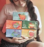 OH CHA - Green Tea Bags, Boost | Energy Boosting Tea with Peppermint, Senna leaves, Cinnamon, Ginger, Fennel seeds | 100% Natural Ingredients, Green Tea for Weight Loss | Everyday Wellbeing Drink | 20 Tea Bags - Image 3