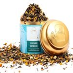 OH CHA - Green Tea, Morning Energise | Blended with 11 Magical Herbs, 100% Natural | Garden Fresh Whole Leaf Green Tea | Wellness Tea, Helps in Digestion, Metabolism, Weight Management | 35g Tin Caddy