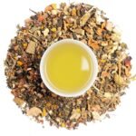 OH CHA - Green Tea, Morning Energise | Blended with 11 Magical Herbs, 100% Natural | Garden Fresh Whole Leaf Green Tea | Wellness Tea, Helps in Digestion, Metabolism, Weight Management | 35g Tin Caddy - Image 2