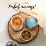 OH CHA - Green Tea, Morning Energise | Blended with 11 Magical Herbs, 100% Natural | Garden Fresh Whole Leaf Green Tea | Wellness Tea, Helps in Digestion, Metabolism, Weight Management | 35g Tin Caddy - Image 6