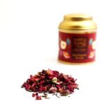 OH CHA - Rose Tea Pistachio | Rose Green Tea with Kashmiri Saffron, Sun-dried Natural Rose Petals, Pistachio, Cardamom & Stevia leaves | Natural Care Tea for Glowing Skin & Hair | 35g Tin Caddy - Image 6