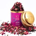 OH CHA - Rose Tea with Mint, 35g | Herbal Infusion, Low Caffeine | Rose Petals Tea for Healthy Skin & Hair | Whole Leaf Blend for Wellness | For Everyday Consumption