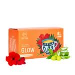 OH CHA - Skin GLOW Tea | Green Tea for Weight Loss, Skin Care and Healthy Hair with Hibiscus, Rose, Indian gooseberry, Aloe Vera | Restores, Energizes and Soothes | 20 Green Tea Bags