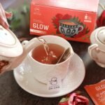 OH CHA - Skin GLOW Tea | Green Tea for Weight Loss, Skin Care and Healthy Hair with Hibiscus, Rose, Indian gooseberry, Aloe Vera | Restores, Energizes and Soothes | 20 Green Tea Bags - Image 3