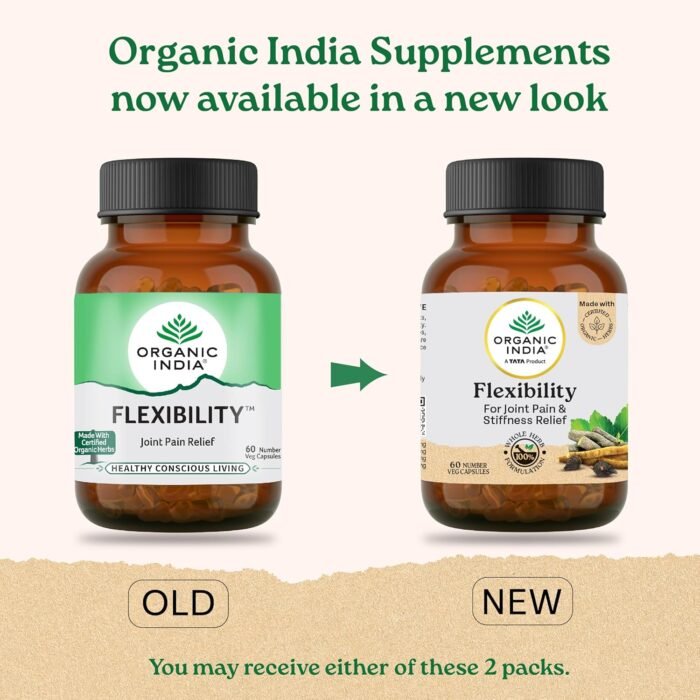 Organic India Flexibility -Pack Of 60 Capsules - Image 2