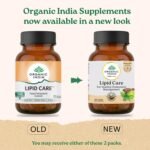 A TATA Product - Organic India Lipid Care - 60 Veg Capsules, Helps In Normal Cholesterol Levels & Lipid Levels, Lower Heart Rate & Blood Pressure, Naturally Rich In Antioxidants, GMP & NPOP Certified - Image 2