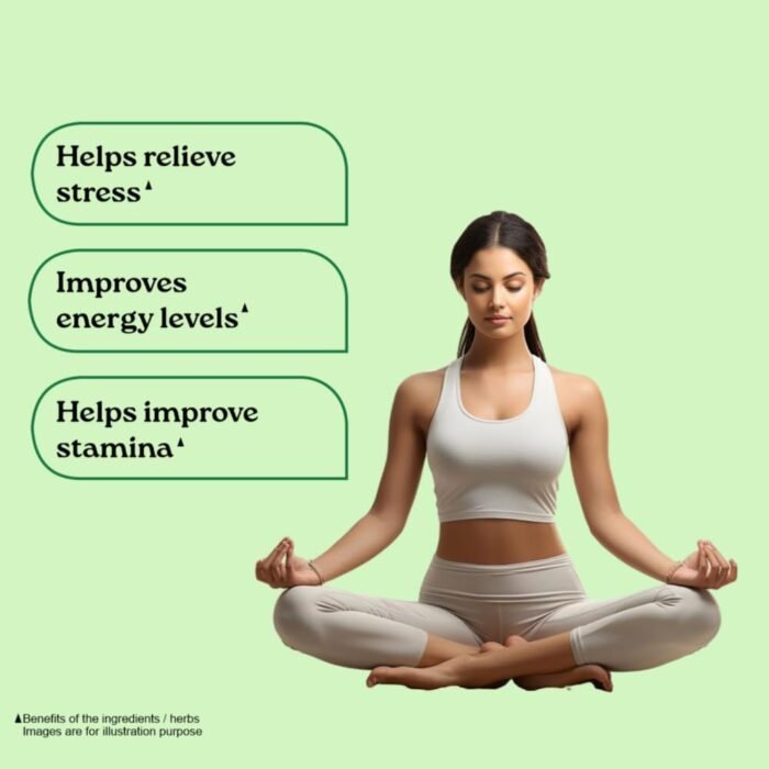 A TATA Product - Organic India Pure Ashwagandha Root Capsules - 60 Veg Caps (400mg), For Vitality & Relieves Stress, Naturally Boosts Energy & Stamina, Improves Immune System, GMP & NPOP Certified - Image 5