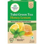 Organic India Tulsi Green Tea Honey Lemon 25 Teabags