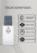 Oscar Forever Paris Grey Eau De Parfum Unisex, 60ml | Long Lasting Perfume for Men & Women | Premium Luxury Fragrance Scent | Aromatic Blend of Tuberose, Violet, Jasmine, Sandalwood, Musk, | Long Lasting Smell - Image 6