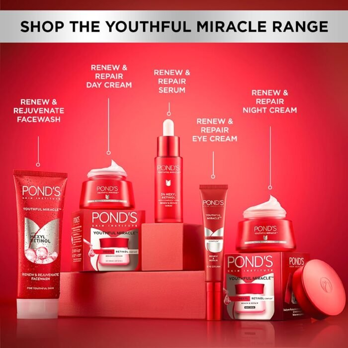 POND'S Youthful Miracle Hexyl Retinol Complex, Renew & Repair Serum 14ml - Image 7