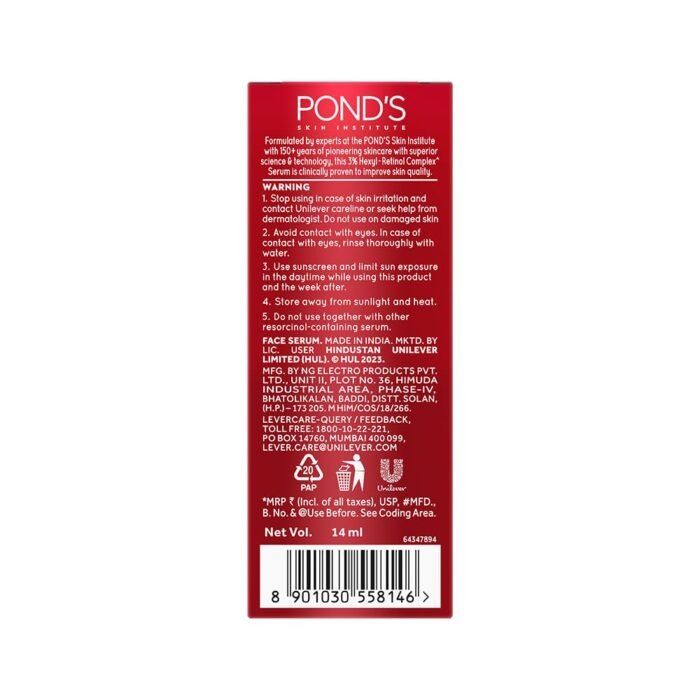 POND'S Youthful Miracle Hexyl Retinol Complex, Renew & Repair Serum 14ml - Image 8