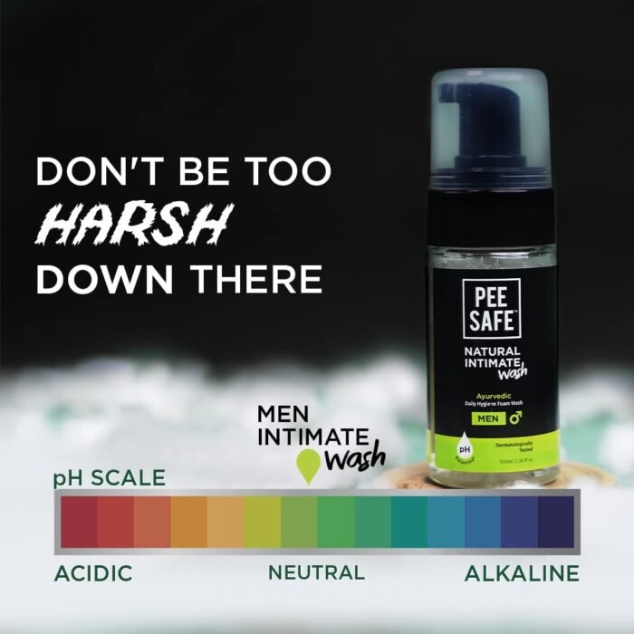 Pee Safe Natural Intimate Wash for Men | Tea Tree Essential Oil | Ayurvedic | Mens Intimate Wash | Men Genital Wash | Mens Ball wash | Men's Intimate wash 100ml - Image 7