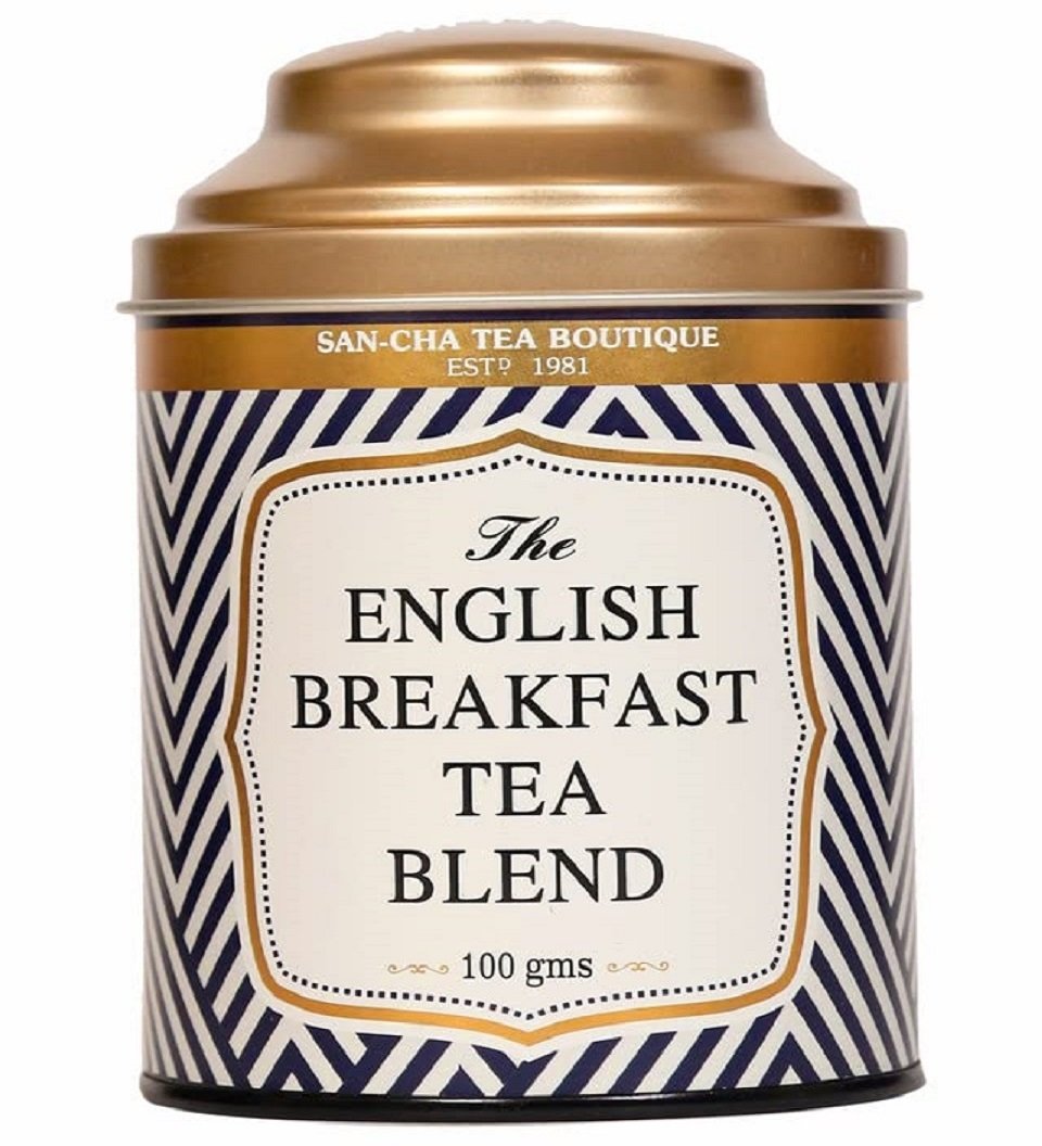 Sancha English Breakfast Tea 100g 1 Sancha English Breakfast Tea | 100g Loose Leaf Assam Black Tea | Full-Bodied & Malty | Classic Morning Blend - Image 1