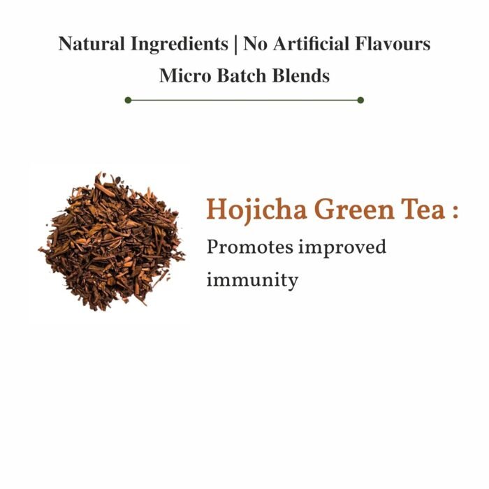 Sancha Hojicha Green Tea | Premium Japanese Roasted Green Tea | Sweet & Nutty Notes | 50g Loose Leaf - Image 6