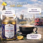 Sancha Londoners Earl Grey Tea | 100g Loose Leaf | Premium Darjeeling with Natural Bergamot | British-Style Citrus Blend - Image 5