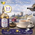 Sancha Londoners Earl Grey Tea | 100g Loose Leaf | Premium Darjeeling with Natural Bergamot | British-Style Citrus Blend - Image 6