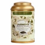Sancha Tea Boutique, Jasmine Pearls Green Tea, 50g Loose Leaves | Imported from Fujian, China | Hand-Rolled Dragon Pearls with Real Jasmine Flowers