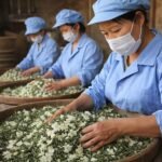 Sancha Tea Boutique, Jasmine White Tea, 25g Silver Needle White Tea Buds, Chinese White Tea with Jasmine Blossoms, Rare Floral Loose Leaf Tea - Image 3