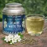 Sancha Tea Boutique, Jasmine White Tea, 25g Silver Needle White Tea Buds, Chinese White Tea with Jasmine Blossoms, Rare Floral Loose Leaf Tea - Image 4