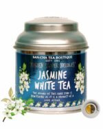 Sancha Tea Boutique, Jasmine White Tea, 25g Silver Needle White Tea Buds, Chinese White Tea with Jasmine Blossoms, Rare Floral Loose Leaf Tea - Image 7