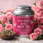 Sancha Tea Boutique, Rose White Tea, 25g Loose Leaf Silver Needle White Tea, Blended with Indian Wild Rose Petals, Floral Premium Tea - Image 6