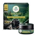 A TATA Product - Organic India Shilajit Resin, 20g, For Strength, Stamina, Energy & Vitality, 75% Fulvic Acid, Boosts Strength & Endurance, Triphala Purified, Tested For Heavy Metals