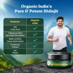 A TATA Product - Organic India Shilajit Resin, 20g, For Strength, Stamina, Energy & Vitality, 75% Fulvic Acid, Boosts Strength & Endurance, Triphala Purified, Tested For Heavy Metals - Image 4