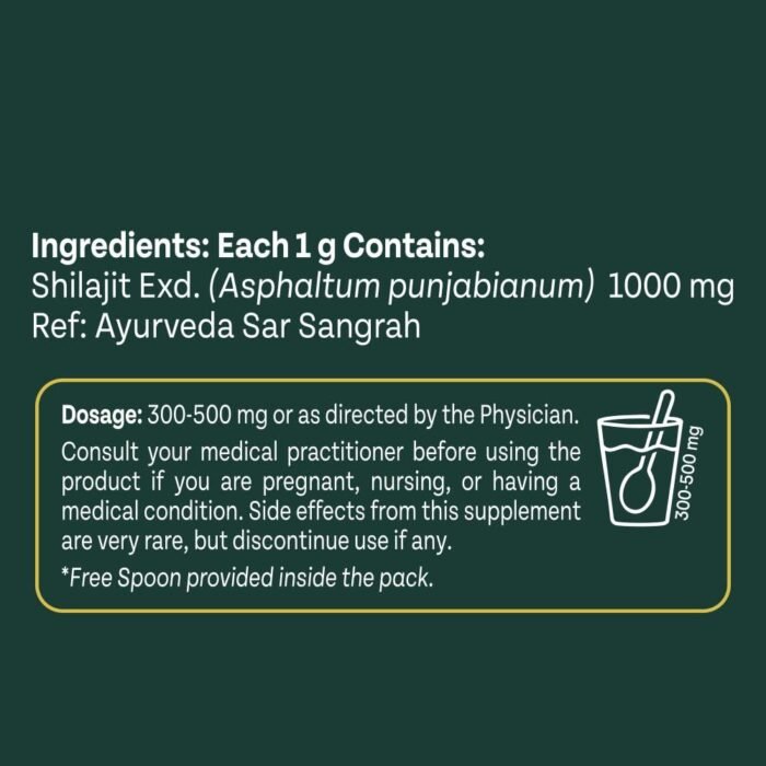 A TATA Product - Organic India Shilajit Resin, 20g, For Strength, Stamina, Energy & Vitality, 75% Fulvic Acid, Boosts Strength & Endurance, Triphala Purified, Tested For Heavy Metals - Image 7