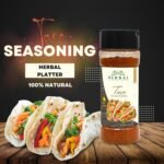 Herbal Platter Taco Seasoning 40g | Mexican Style Spice Blend | Garlic, Onion, Chili Flakes, Oregano, Paprika & Cumin Black Pepper, and Salt | No Added Colours or Preservatives | Vegan - Image 5