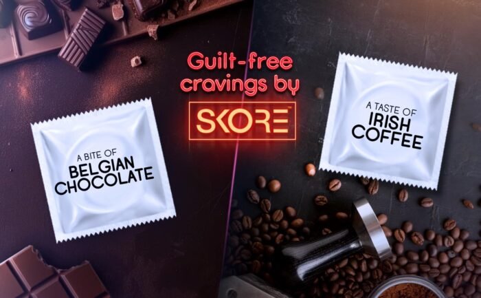 Skore Dessert Assorted Premium Flavoured : Belgian Chocolate | Irish Coffee | French Custard | Italian Tiramisu | Condoms | 10 Count (Pack of 2) - Image 5