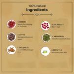 The Tea Heaven Green Tea Tea Gift - Kashmiri Kahwa-With, Saffron And Spices- 30 Tea Bags, 2.5 Gm - Image 2