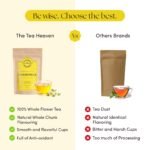 The Tea Heaven Loose Whole Leaf & Natural Organic Chamomile Tea | Relaxing & Soothing Herbal Sleep Tea | Eco-Friendly, Caffeine Free Herbal Dried Tea Leafs | 30 Gms - Image 6