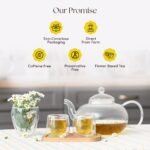 The Tea Heaven Loose Whole Leaf & Natural Organic Chamomile Tea | Relaxing & Soothing Herbal Sleep Tea | Eco-Friendly, Caffeine Free Herbal Dried Tea Leafs | 30 Gms - Image 7