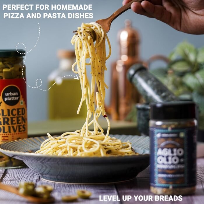 Urban Platter Aglio Olio -E- Peperoncino Spice Mix, 40g (A Classic Spice and Herb Mix for Italian Cuisine) - Image 7