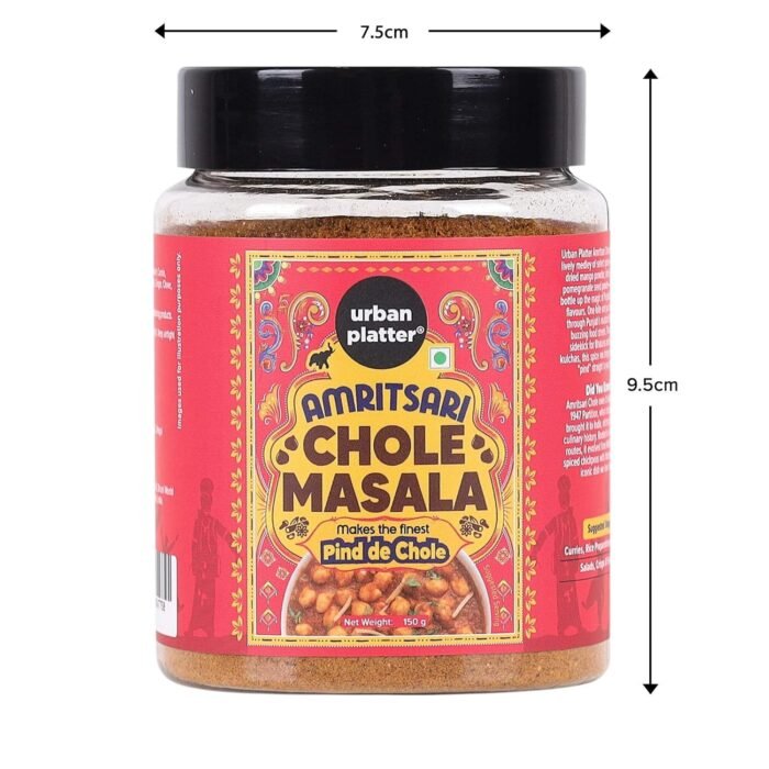 Urban Platter Amritsari Chole Masala, 150g (Punjabi Dhaba Style Chole Masala, Amritsari Chana Masala, Preservatives Free, Natural Oils Preserved) - Image 8