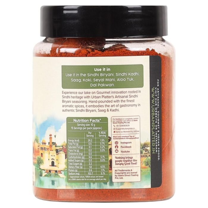 Urban Platter Artisanal Sindhi Biryani Masala Seasoning, 150g - Image 2