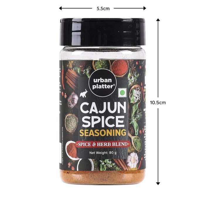 Urban Platter Cajun Spice Seasoning, 80g (Bold Blend of French, African and Southern American Flavours | Spicy and Aromatic | Great for Fries, Grills and Stir-Fries) - Image 6