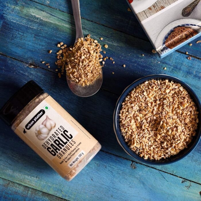 Urban Platter Dehydrated Garlic Granules Shaker Jar, 100g / 3.5oz [Versatile, Savoury, Great Flavour] - Image 4