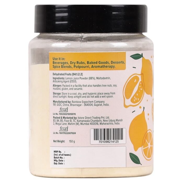 Urban Platter Dehydrated Lemon Powder, 150g - Image 4