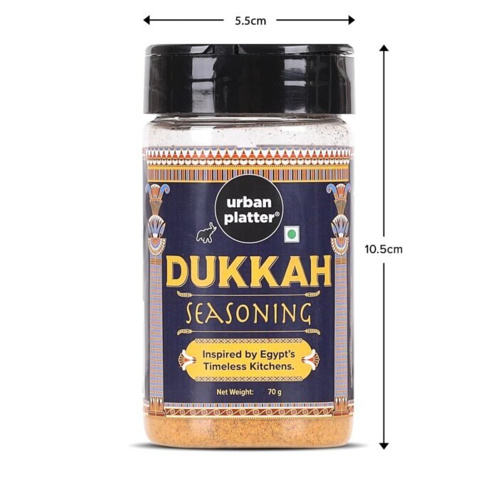 Urban Platter Dukkah Seasoning, 70g (Middle Eastern Seasoning | Signature Blend of Nuts, Seeds & Spices | Ideal for Hummus, Bread with Olive Oil & Roasted Vegetables) - Image 9