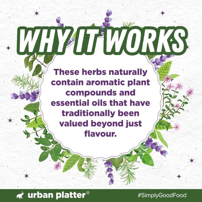 Urban Platter Herbs de Provence Seasoning, 40g (French-inspired | Jain-Friendly | Mesmerising blend of signature herbs) - Image 7