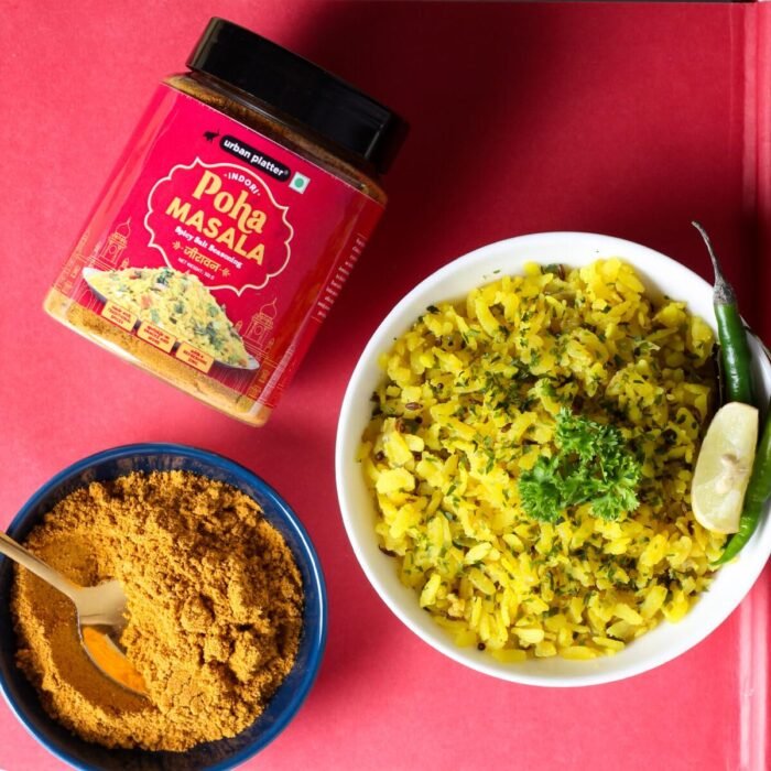 Urban Platter Indori Poha Masala, 150g (Indori Poha Masala, Chatpata Masala for Street Style Pohe, Sprinkle on Poha, raita, Fruit chaats and Even pakoras) - Image 6
