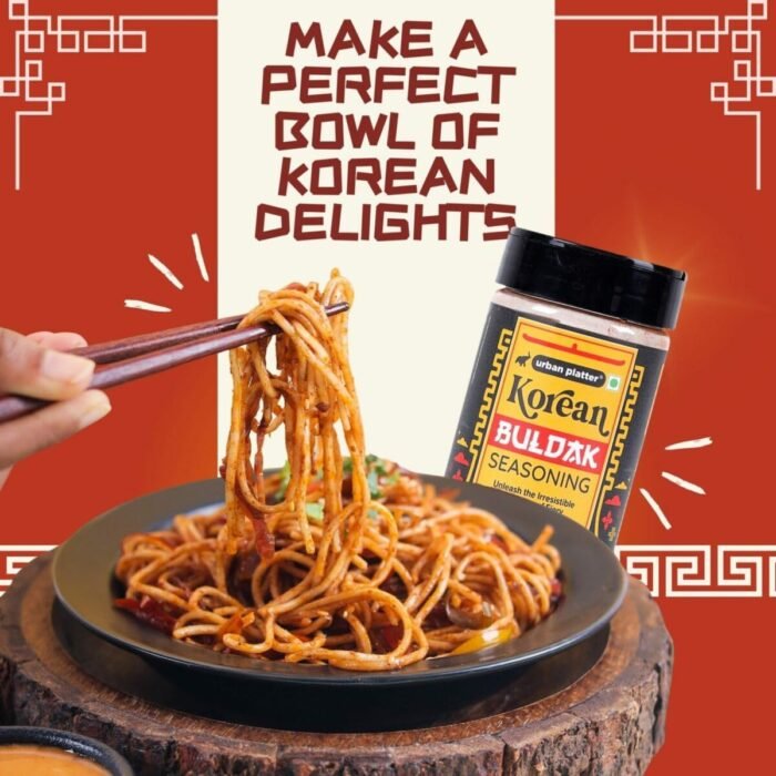 Urban Platter Korean Buldak Seasoning, 100g (Plant-Based | Fiery and Addictive | Signature Korean-Style Flavour) - Image 6