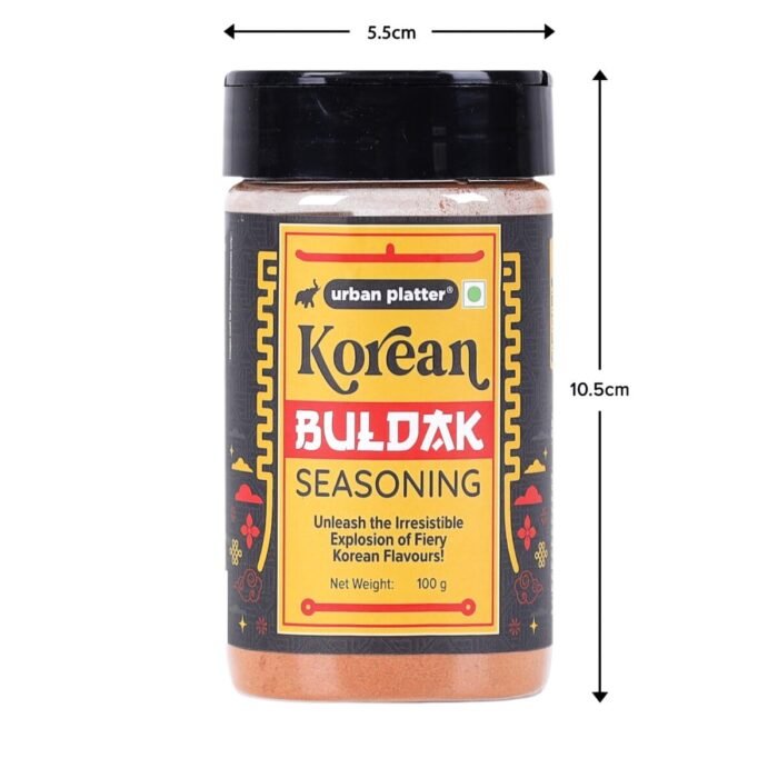 Urban Platter Korean Buldak Seasoning, 100g (Plant-Based | Fiery and Addictive | Signature Korean-Style Flavour) - Image 8