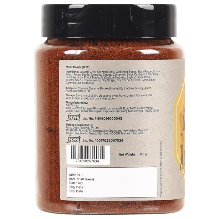 Urban Platter Maharashtrian Ghati Masala, 150g (Signature Gavraan Western Ghats Blend | Fiery & Earthy Flavours | Additive & Preservative-free) - Image 3