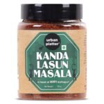 Urban Platter Maharashtrian Kanda Lasun Masala, 150g (Signature Khamang Kolhapuri Blend | Ready-to-Use Spicy Chutney Masala | Additive & Preservative-Free)